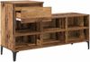 vidaXL Schuhschrank mit Regal Altholz 102 x 36 x 60 cm Holzwerkstoff 881042 Bild 5