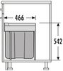 HAILO 3668-40 Abfallsorter 42 Liter EASY CARGO 42 ab 40 cm Schrankbreite Bild 4