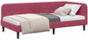 vidaXL Eckbettgestell Weinrot 90 x 190 cm Samt 42016600 Bild 3
