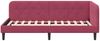 vidaXL Eckbettgestell Weinrot 90 x 190 cm Samt 42016600 Bild 5