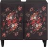 vidaXL Waschbeckenunterschrank mit Speicher Mehrfarbig 62 x 33 x 58 cm 4018719 Bild 3