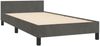 vidaXL Bettgestell ohne Matratze Dunkelgrau 90x200 cm Samt 3125978 Bild 5