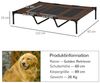 PawHut Tierbett Katzenbett, Outdoor, Haustierbett, Haustierliege, Oxford, Texteline-Stoff, für Garten, Balkon, Kaffee Bild 3