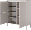 Selsey 'Falsetto' Highboard 3-türig, beige, ca. 123 x 104 x 40 cm Bild 2