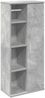 vidaXL Badezimmerschrank mit Rollenhalter Betongrau 39x22x90 cm 858527 Bild 2