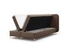 Boxspringbett Schlafzimmerbett ALIZE 120x200cm Stoff Fresh Schokobraun Bild 3