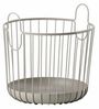 Zone Denmark Korb Inu, Metallkorb, Wäschekorb, Dekokorb, Übertopf, Metall, Taupe, Ø 30 cm, 10570 Bild 4