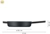 WMF Sauteuse Flavour, Schmorpfanne 28 cm Induktion, Servierpfanne Gusseisen, Gusseisen, Gusseisen-Kochgeschirr, Emaille, moderne Eleganz, hoher Rand Bild 5