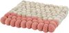 Untersetzer Topfuntersetzer Schafwolle Filz rund Cilio LANA DUO Auswahl beige-coral Bild 2