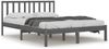 vidaXL Massivholzbett Grau Kiefer 200x200 cm [3105093] Bild 2