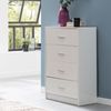 Sideboard WL5.864 Weiß Hochglanz 60x90x30cm Holz Modern Schubladenkommode Esszimmer Bild 4