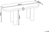 Esstisch ONDLE Cremeweiß 188 cm 94 cm Bild 2