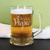 Herz & Heim Bierkrug für Väter mit Gravur - Bierglas als Geschenk zum Vatertag, Glas Bild 2