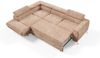 Ecksofa mit Schlaffunktion MARIOS Sofa Stoff Dunbar Rostbraun Ottomane Links Bild 3