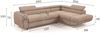 Ecksofa mit Schlaffunktion MARIOS Sofa Stoff Dunbar Rostbraun Ottomane Links Bild 5