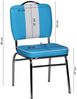 Wohnling Esszimmerstuhl KING American Diner 50er Jahre Retro blau/weiß Bild 5