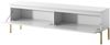 Selsey 'Bemmi' TV-Element, weiß mit goldenem Metallgestell, 46 x 150 x 32 cm Bild 4