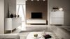 Selsey 'Bemmi' TV-Element, weiß mit goldenem Metallgestell, 46 x 150 x 32 cm Bild 3