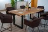 Esstisch Baumkante Akazie stone 160 (260) x 90 cm mit Ansteckplatten BARCELONA 77608952 Bild 3