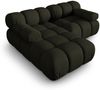 Micadoni Modulares Ecksofa Bellis 3-Sitzer Links 3D-Stoff Sonic Amazonas Grün Bild 3