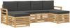 vidaXL Outdoor-Sofagarnitur 6 pcs Weiß und Anthrazit 3392277 Bild 2