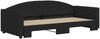 vidaXL Tagesbett Ausziehbar Schwarz 90x200 cm Stoff 3197190 Bild 3