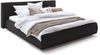 KAWOLA Bett CARLO Polsterbett Stoff schwarz 180x200cm Bild 3