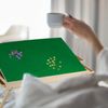 Relaxdays Puzzletisch mit 4 Schubladen Bild 4