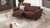 Sofanella Stoffgarnitur ALESSO 2-Sitzer Couch Relaxsofa in Grün Bild 2