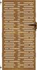 vidaXL Gartentor 85x200 cm Cortenstahl Quadratisches Design 153249 Bild 4