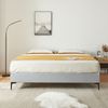 Doppelbett Lilla mit Matratze Textil 160x200 cm Hellgrau [en. casa] Bild 2