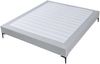 Doppelbett Lilla mit Matratze Textil 160x200 cm Hellgrau [en. casa] Bild 5