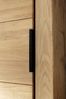 Garderobenschrank >GRENO< 2 Böden, 1 Stange, in Eiche teilmassiv - 69,5x200,5x40 (BxHxT) Bild 5