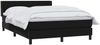 vidaXL Boxspringbett mit Matratze Schwarz 160x210 cm Samt 3318119 Bild 3