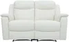 Vente-unique - Relaxsofa Leder 2-Sitzer - Elfenbeinfarben - EVASION Bild 4