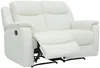Vente-unique - Relaxsofa Leder 2-Sitzer - Elfenbeinfarben - EVASION Bild 5