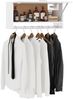 vidaXL Kleiderschrank Hochglanz-Weiß 70x32,5x35 cm Holzwerkstoff 808248 Bild 3