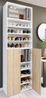 VCM Schuhschrank Lona 919234 Weiß / Sonoma-Eiche H. 220 x B. 70 x T. 40cm Bild 3
