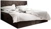 MEBLINI Boxspringbett BRUGES 200x200 cm mit Bettkasten – H4/Braun Samt Polsterbett - Gepolstert Doppelbett mit Matratze und Topper - Polsterbett mit Stauraum - Bett mit Kopfteil – Stauraumbett Bild 2