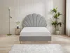 Vente-unique - LIVAYA Bett Stoff Grau - B 215 cm x H 150 cm x L 187 cm Bild 5