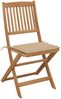 vidaXL Klappbare Gartenstühle 2 Stk. mit Kissen Massivholz Akazie 3064647 Bild 2