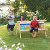 Relaxdays Kindersitzgruppe Holz mit Matschtisch Bild 3