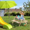 Relaxdays Kindersitzgruppe Holz mit Matschtisch Bild 4