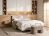 Bett verstellbar Stoff VICEROY 160 x 200 cm Hellbeige Bild 3
