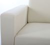 Sofa-Garnitur Couch-Garnitur 2x 2er Sofa Lyon Kunstleder ~ creme Bild 4