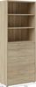 Dmora Kommode Aritzo, Wohnzimmerbuffet, Wohnzimmer-Sideboard, Moderne Küchen-Speisekammer, 89x40 h222 cm, Eiche Bild 3