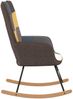 vidaXL Schaukelstuhl Patchwork Stoff 328191 Bild 4
