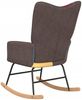 vidaXL Schaukelstuhl Patchwork Stoff 328191 Bild 5