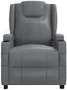 vidaXL Elektrischer Massagesessel Anthrazit Kunstleder [3073798] Bild 4