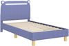 vidaXL Kinderbettgestell mit Kopfteil Jeans blau 80 x 160 cm Stoff 42011213 Bild 4